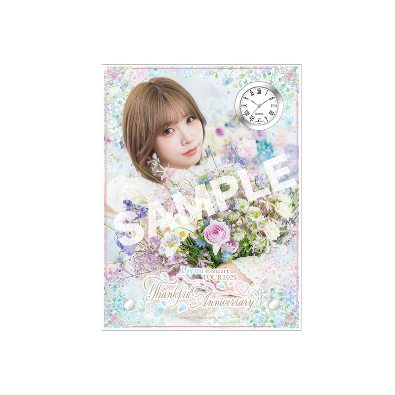 「Thankful | Anniversary」 アクリル時計
